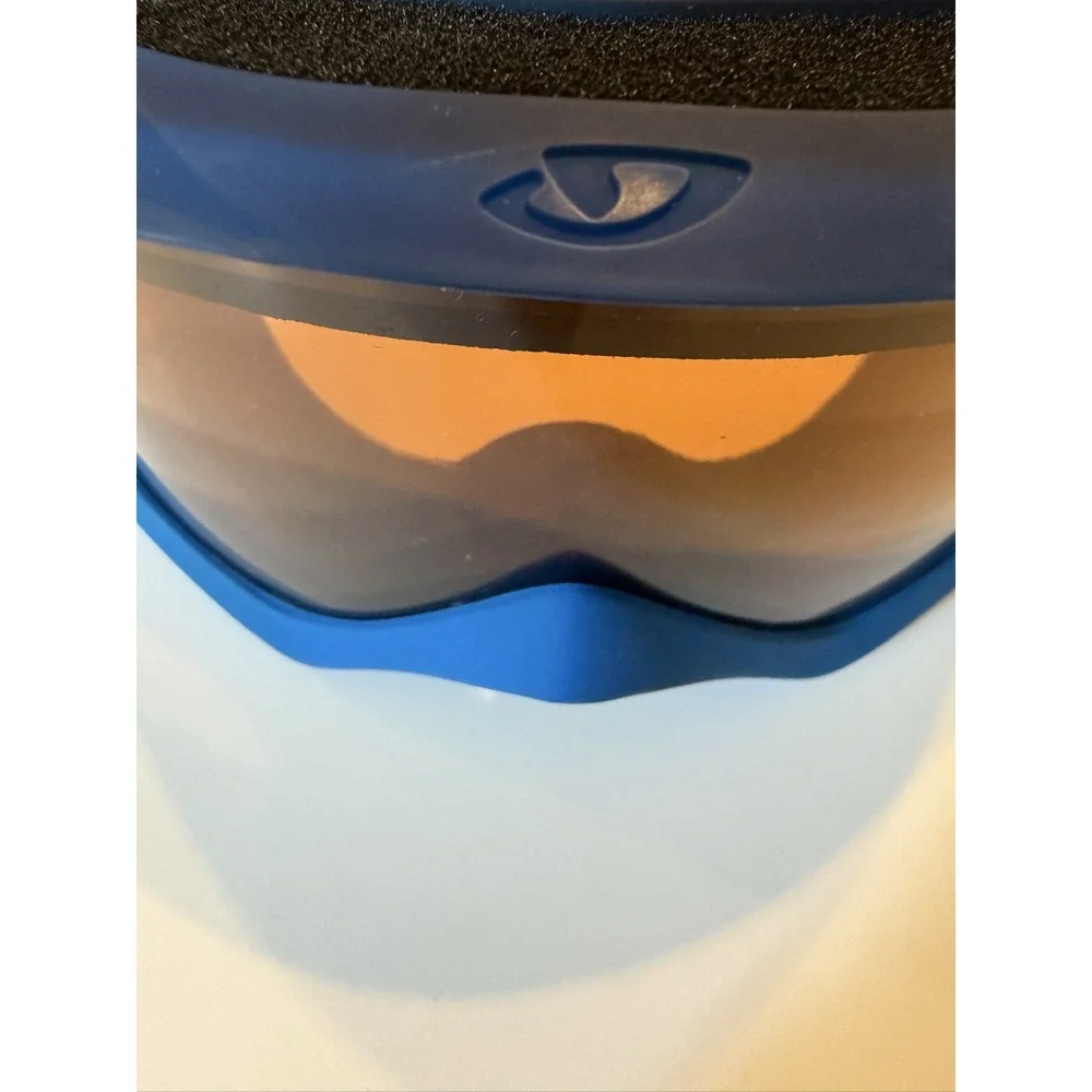 Giro Grade‎ Ski Goggles Boys Blue Green Black Amber Lens Graphic Strap